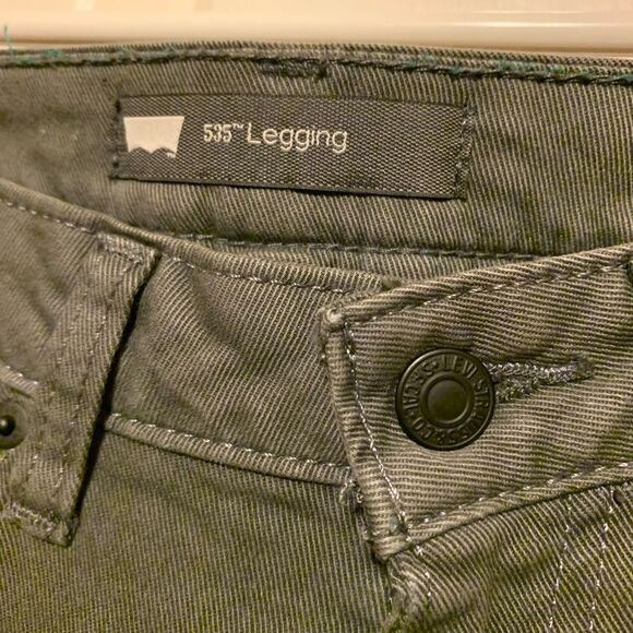 Levi’s 535 Legging Size 5M Gray Jeans - Picture 5 of 7